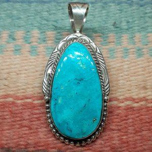 Sleeping Beauty Turquoise Pendant #3462
